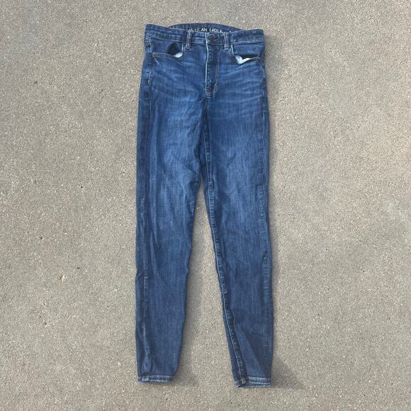 AEO Super Hi Rise Jegging 6 Long Next Level Stretch - Picture 2 of 7